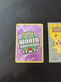 Pokemon 2006 World Championship TCG Blank Front Error Card No Boarder Picture - Image 3