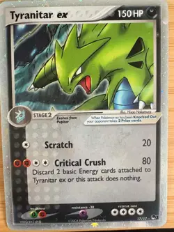 Tyranitar ex 17/17 EX Dragon Frontiers 2006 Pokemon Card Ultra Rare - Image 3