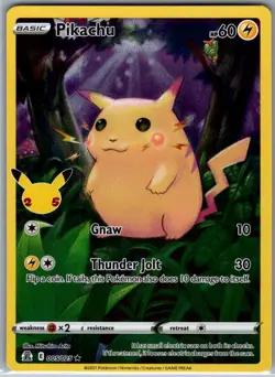 Pikachu 005/025 Celebrations - Pokemon Card - NM - Image 1