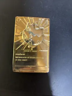 Vintage Pokemon 1999 Burger King 23K Gold Plated TOGEPI Card ONLY - VG+! - Image 2