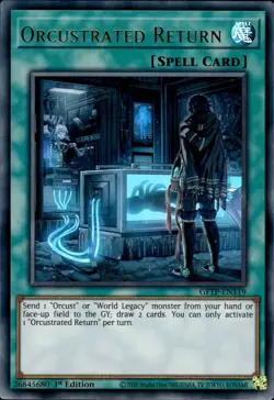 GFTP-EN119 Orcustrated Return Ultra Rare 1st Edition YuGiOh Card - Image 1