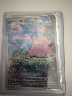 Pokemon Cards TCG Clafairy Illustration Rare - Image 1
