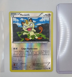 Meowth 74/124 Fates Collide Rare Reverse Holo Pokemon Card Combined Postage Comb - Image 1