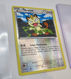 Meowth 74/124 Fates Collide Rare Reverse Holo Pokemon Card Combined Postage Comb - Image 2