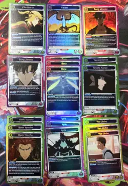 Union Arena Solo Leveling Lot (18x English Foil Card) UE17BT New Unused - Image 1
