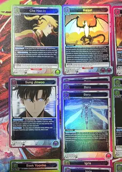Union Arena Solo Leveling Lot (18x English Foil Card) UE17BT New Unused - Image 2