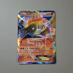 Moltres EX - 14/135 - Pokemon Plasma Storm Black & White Ultra Rare Card MP - Image 1