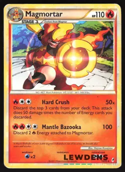 Magmortar - 16/95 - Non-Holo Rare - Call of Legends - Pokemon Card - DMG - Image 1