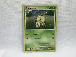 Pokemon TCG Turtwig DP01 Black Star Promo Holo Rare Card - Image 1