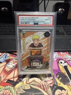 Naruto Uzumaki PSA 10 Promo Card Naruto Shippuden NRSA-PR003 2025 Certified - Image 2