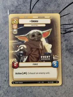 Star Wars Unlimited Grogu Irresistible Event Exclusive Card 523 CCG - Image 1
