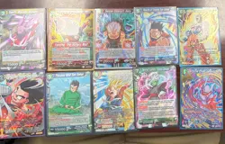 BANDAI Dragon Ball Super Card Game Lot 10 card Foils - Image 1