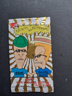 BEAVIS AND BUTT-HEAD 1994 1st Edt FACTORY SEALED BOOSTER PACK ALL 4 VARIATIONS - Image 4