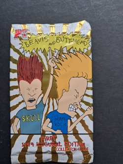 BEAVIS AND BUTT-HEAD 1994 1st Edt FACTORY SEALED BOOSTER PACK ALL 4 VARIATIONS - Image 5
