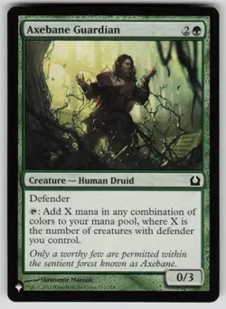Axebane Guardian Common The List Reprints 115/274 MTG Near Mint 2020 - Image 1