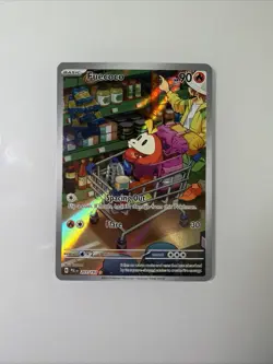 Pokemon Fuecoco Illustration Rare Holo 201/193 Paldea Evolved Basic Fire 90HP - Image 1