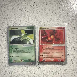 Nintendo Pokemon TCG EX Ruby & Sapphire Scyther ex Magmar ex Holo Lot 2 - Image 1