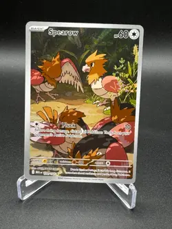 Pokemon TCG Spearow 151/132 Me01 Mega Evolution Illustration Rare Holo NM - Image 1