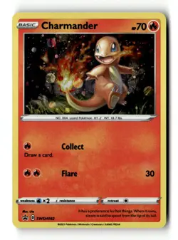 Charmander SWSH092 Holo Promo Sword & Shield Promo Pokemon Near Mint - Image 1