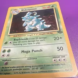 Nidoqueen 7/64 Jungle Holo Rare Unlimited English 1999 90 HP Pokemon TCG - Image 4