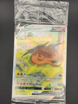 Pokemon Charizard V SWSH260 VMAX SWSH261 VSTAR SWSH262 Sealed UPC Promo Pack - Image 1