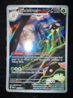 Pokemon TCG Toedscruel 185/182 Illustration Rare Paradox Rift Holo NM/M - Image 1