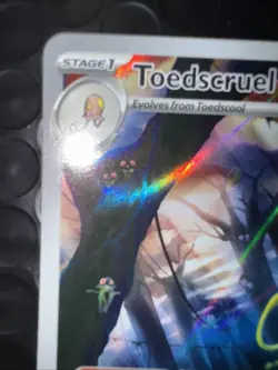 Pokemon TCG Toedscruel 185/182 Illustration Rare Paradox Rift Holo NM/M - Image 2