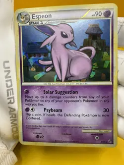 🔮Espeon 2/90 Cracked Ice Foil Holo Rare Pokemon TCG 2010 LP/NM✨ - Image 1