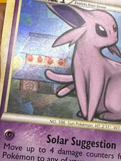 🔮Espeon 2/90 Cracked Ice Foil Holo Rare Pokemon TCG 2010 LP/NM✨ - Image 3