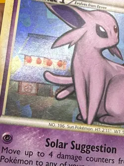 🔮Espeon 2/90 Cracked Ice Foil Holo Rare Pokemon TCG 2010 LP/NM✨ - Image 4