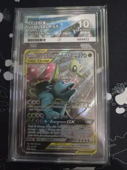 Pokemon TCG - Celebi And Venusaur GX - SM167 - Black Star Promo - Ace 10 - Image 1