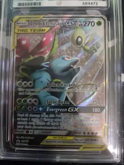 Pokemon TCG - Celebi And Venusaur GX - SM167 - Black Star Promo - Ace 10 - Image 2