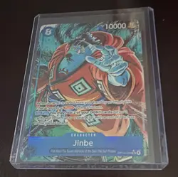 Bandai One Piece Card Game Jinbe OP07-045 Super Rare Alt Art Holo 10000 English - Image 1