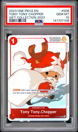 Tony Tony Chopper PSA10 2023 One Piece Gift Collection 2023 #006 - Image 1