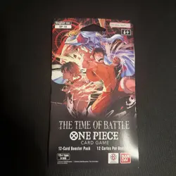 One Piece TCG English OP-16 The Time of Battle Booster Sleeved Pack - Image 1