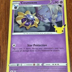 Cosmoem 014/025 - 25th Anniversary Celebrations - Holo Pokemon Card - Near Mint - Image 3