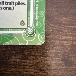 Doomlings Bees SWARM 129B/173 green OVL Overlush Traits 2023 Card NEW - Image 3