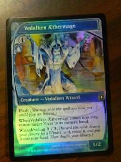 MTG FOIL Future Sight Vedalken Aethermage Near Mint Condition - Image 1