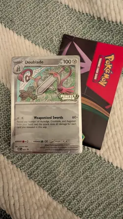 Pokemon Doublade Perfect Order Stamped Pre Release Promo MEP 067 - Image 1