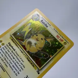 Pokemon Raichu 14/62 Fossil Holo Rare WOTC Vintage 1999 Unlimited TCG - Image 3