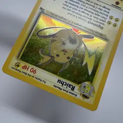 Pokemon Raichu 14/62 Fossil Holo Rare WOTC Vintage 1999 Unlimited TCG - Image 4