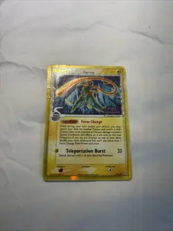 Pokemon Deoxys Speed Forme Holo Rare Card 6/110 Delta Species (HP) - Image 1