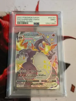 Pokemon TCG - Charizard VMax Full Art 2021 Shining Fates SV107/SV1022 MINT PSA 9 - Image 1
