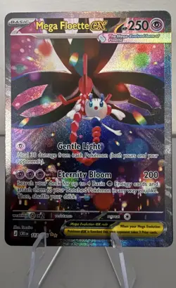 Mega Floette Ex SIR 117/086 Pokemon Card Chaos Rising English - Image 2