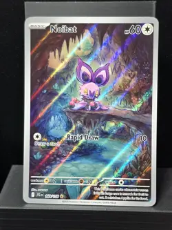 Pokemon Noibat 169/159 Journey Together Illustration Rare Holofoil Near Mint - Image 2