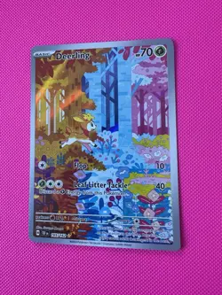 Pokemon Deerling 165/162 SV05: Temporal Forces Illustration Rare Basic Holo 70HP - Image 3