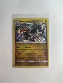 1x Kommo-o 77/111 RARE REVERSE HOLO Crimson Invasion Pokemon TCG Card - Image 3