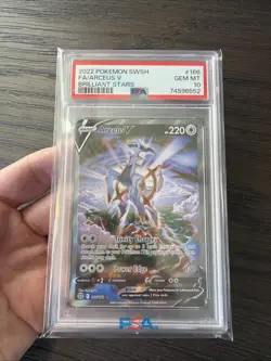 Pokemon 2022 Arceus V 166/172 Alt Full Art Brilliant Stars GEM MINT PSA 10 166 - Image 2