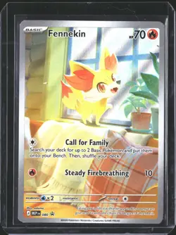 Fennekin 080 Holo Promo ME: Mega Evolution Promo Pokemon NM/M - Image 1