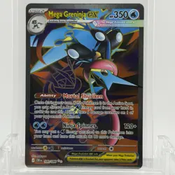 Pokemon TCG Chaos Rising Mega Greninja ex #100/086 Ultra Rare NM- - Image 1
